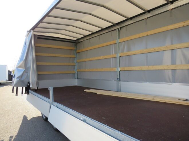 Easyline schuifzeil aanhanger 450x200x205cm 2850kg