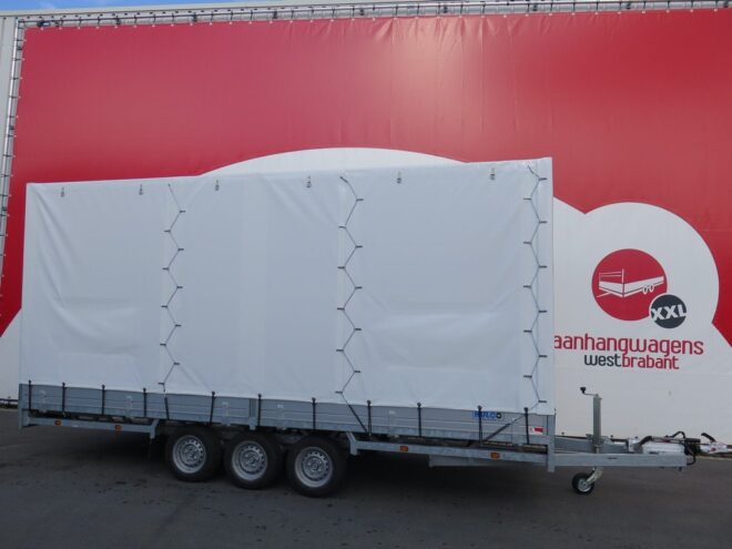 Hulco huifaanhangwagen 502x203x230cm 3500kg tridemas