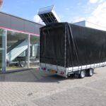 Proline plateauwagen met huif 401x202x220cm 2700kg