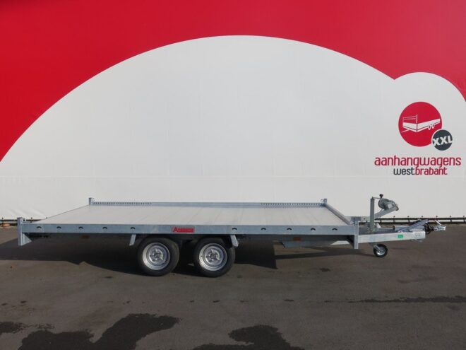 Wat zijn de topmerken voor aanhangers? 17 Anssems autotransporter 405x200cm 3000kg Aanhangwagens XXL West Brabant 2.0 hoofd