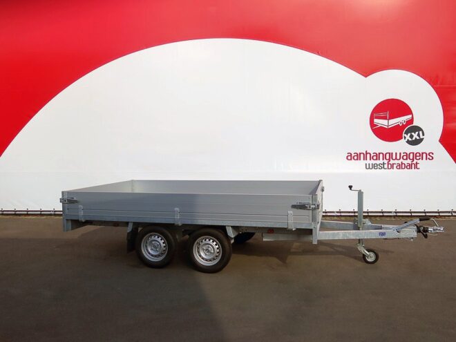 Wat zijn de topmerken voor aanhangers? 16 Anssems plateauwagen 325x178cm 2000kg eco Aanhangwagens XXL West Brabant 2.0 hoofd 1
