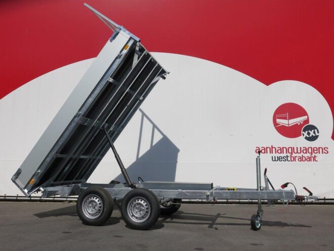 Wat zijn de topmerken voor aanhangers? 4 Easyline kipper 300x160cm 2000kg Aanhangwagens West Brabant 1