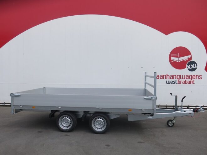 Wat zijn de topmerken voor aanhangers? 5 Easyline plateauwagen 350x180cm 2000kg Aanhangwagens West Brabant 1